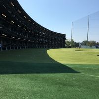 View of all 3 tiers at Topgolf in Brooklyn Center