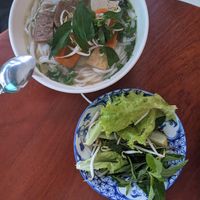 Phở bò at Vegan Sattvik in Mui Ne