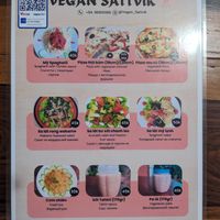 Menu page 2 at Vegan Sattvik in Mui Ne