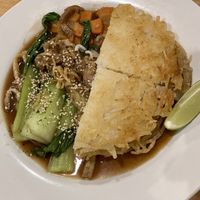 Pan-fried-pho   at Vegan Sattvik in Mui Ne