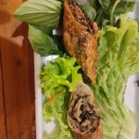 Mungo and peanuts rolls at Vegan Sattvik in Mui Ne