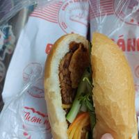Tempeh banh mi at Vegan Sattvik in Mui Ne