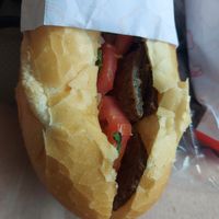 Mock pork banh mi at Vegan Sattvik in Mui Ne