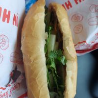 Pate & sausage banh mi at Vegan Sattvik in Mui Ne