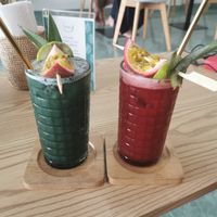 Great choice of juices at Walu Bowls in Koh Phangan