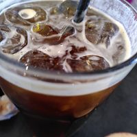 Iced coffee (May 2025) at Crook Hall and Gardens in Durham