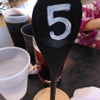 Table number (May 2025) at Crook Hall and Gardens in Durham