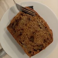 Bizcocho de banana y nueces at Vibracafe in Valencia