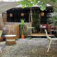 Jardin at Vinoteca La Cava in La Cavada