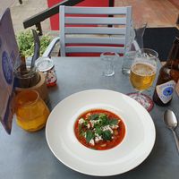 Vegan Kimchi jjigae (starter) at AYA Nijmegen in Nijmegen