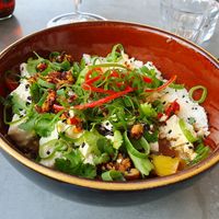 Mapo Tofu (main, hot!) at AYA Nijmegen in Nijmegen