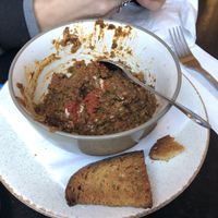 Inedible Moroccan soup  at The Gallery Cafe in East London