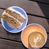Lemon poppy seed cake at The Gallery Cafe in East London