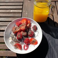 Granola at The Gallery Cafe in East London