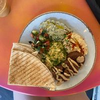 mezze platter at The Gallery Cafe in East London
