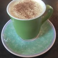 tumeric latte at The Gallery Cafe in East London