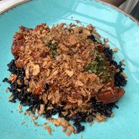 Yup… I don’t know. That amount of fried onions would last me months.  at The Gallery Cafe in East London