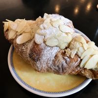 Almond croissant   at The Gallery Cafe in East London