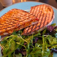 Cheese and kimchi toastie at The Gallery Cafe in East London