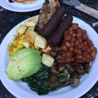 Vegan full English 💚 at The Gallery Cafe in East London