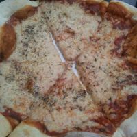 Vegan margherita pizza at The Gallery Cafe in East London