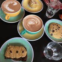 Coffee and cake at The Gallery Cafe in East London