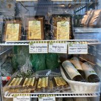 Vegan specialities   at Lebe Gesund in Frankfurt