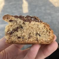 This was the salted choc cookie, the crime in question.  at Round & Edgy - KaDeWe in Berlin