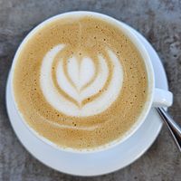 Cappuccino with oat milk at Kaffeehaus Viktor Seefeld in Seefeld In Tirol