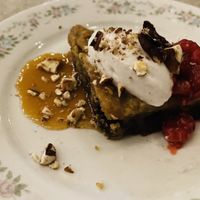 8th course - dessert! Deep dish cookie pie   at Mabel Gray in Hazel Park