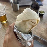 Vegan burrito   at Brutal Burrito in Madrid