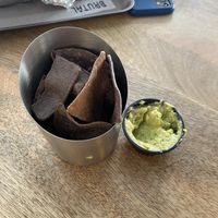 Nachos with guacamole  at Brutal Burrito in Madrid