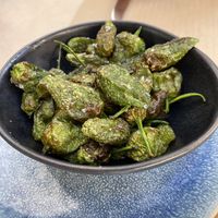 Pimientos de padrón   at Umami Poke in Pontevedra