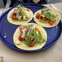 Tacos poke  at Umami Poke in Pontevedra