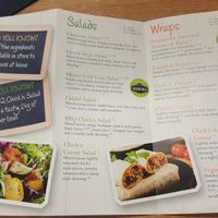 A Delicious Lunch menu - completely vegan, fresh and available in store in the fridges. So much choice! at Food For Living in Dartford