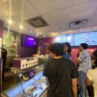 inside is tinyyyy  at Insomnia Cookies in Gainesville