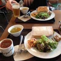 lunch sets at Pure Cafe in Tokyo