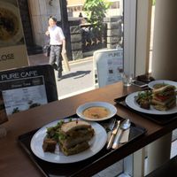 great for people watching in a stylish area at Pure Cafe in Tokyo