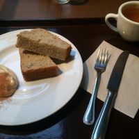 The best vegan banana bread! at Pure Cafe in Tokyo