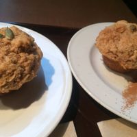 The muffin of the day: pumpkin cinnamon!  at Pure Cafe in Tokyo