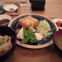 Okinawa tofu at Pure Cafe in Tokyo