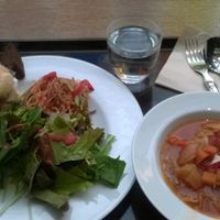 My sandwich lunch set at Pure Cafe in Tokyo