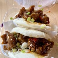 Vegan bao buns  at Mason's Dumpling Shop in Boulder