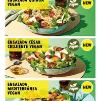 Vegan Salads at Pans & Company in Sabadell