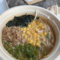 Mild spicy ramen w/ tofu  at VegiOasis in Huntington Beach