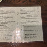 Menu 2  at VegiOasis in Huntington Beach