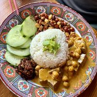 Nasi lemak   at Kedai Makan in Seattle