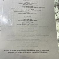 Menu  at Hamilton Gardens Cafe in Hamilton