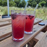 House made Limonade at Flunderbar in Hohwacht