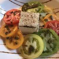 Silken tofu burrata  at The Chronicle in Exmouth